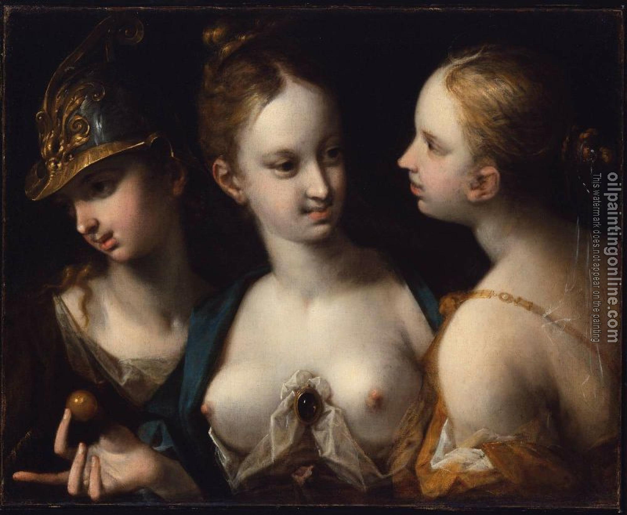 Aachen, Hans von - Pallas Athena, Venus and Juno